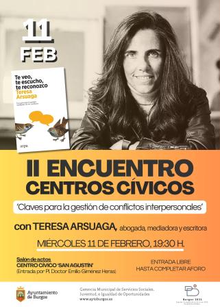 Imagen II ENCUENTRO CENTROS CÍVICOS. "CLAVES PARA LA GESTIÓN DE CONFLICTOS...