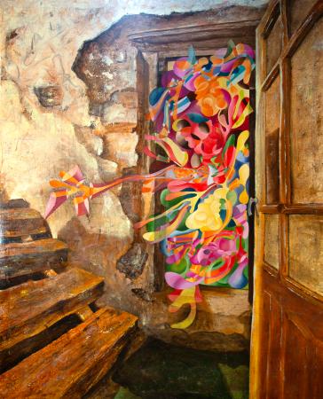 Imagen '' De lo innegable a lo utópico''. Marta Ubierna Pintura