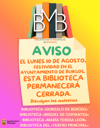 Imagen Cierre lunes 10 de agosto