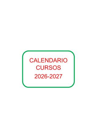Imagen CALENDARIO CURSOS DEPORTIVOS MUNICIPALES 2026-2027
