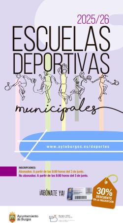 Imagen Escuelas Deportivas Municipales 2025/2026